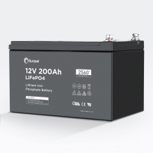 Sunpal Battery Pack 12V Lithium -Ionen -Phosphat 12V 200AH für Solarenergiesystem